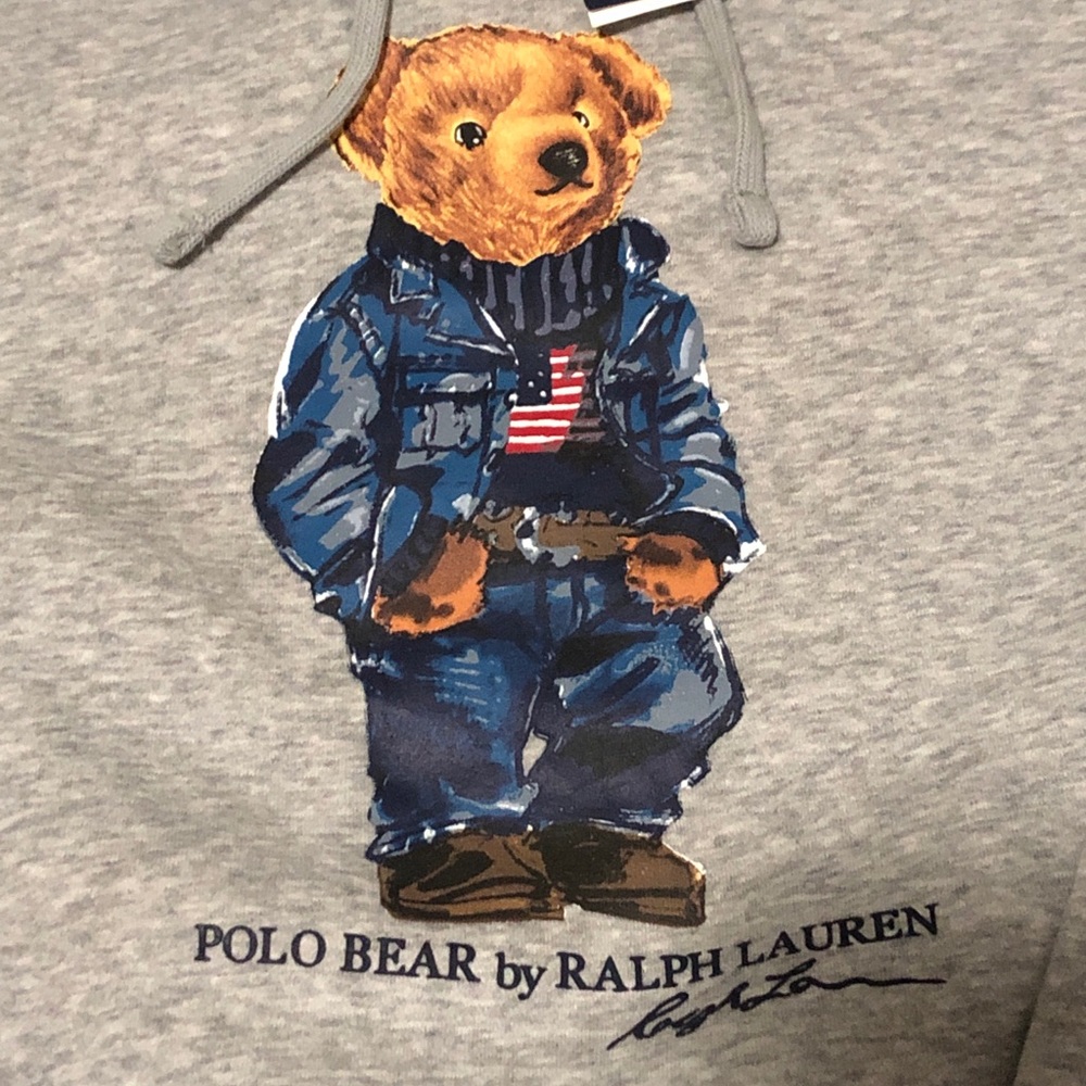 Ralph Lauren Polo Bear Hoodie Men Medium NWT